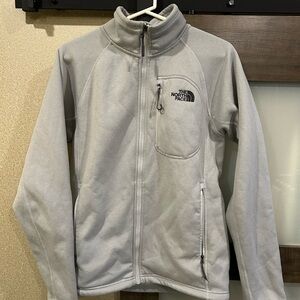 The North Face Light Gray Fleece Jacket